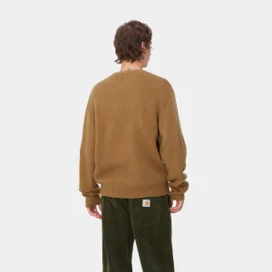 Carhartt WIP Brown Ducks Sweater^Homme Mailles