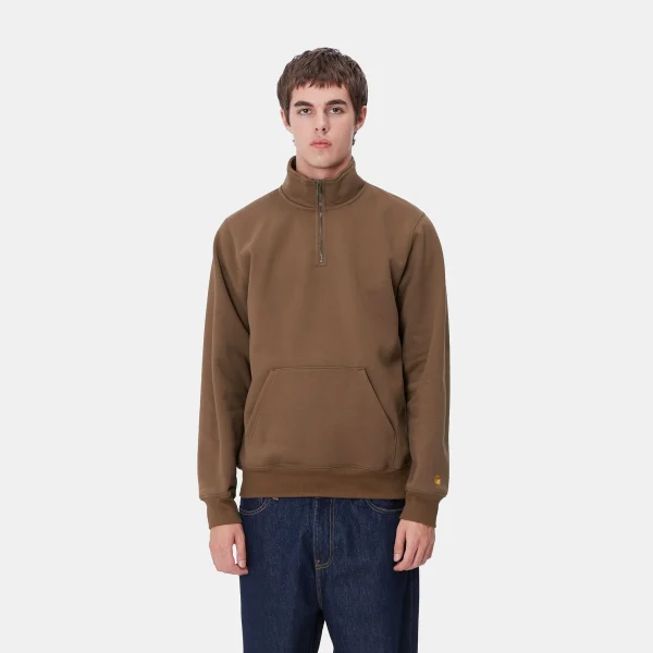 Carhartt WIP Chase Neck Zip Sweatshirt^Homme Sweats