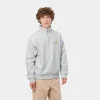 Carhartt WIP Half Zip American Script Sweatshirt^Homme Sweats