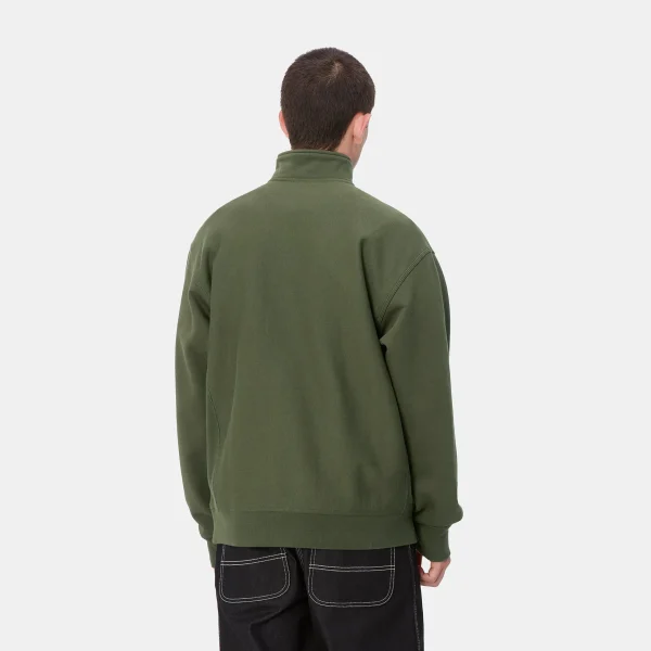 Carhartt WIP Half Zip American Script Sweatshirt^Homme Sweats