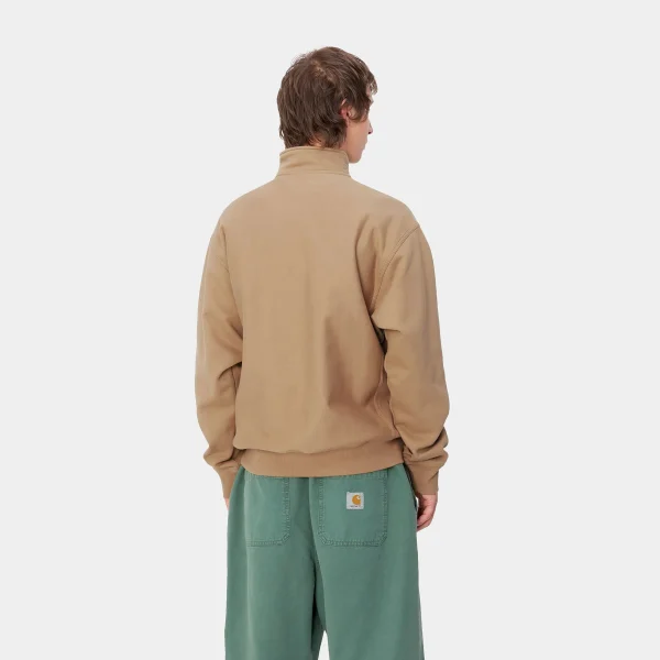 Carhartt WIP Half Zip American Script Sweatshirt^Homme Sweats