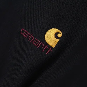 Carhartt WIP Half Zip American Script Sweatshirt^Homme Sweats