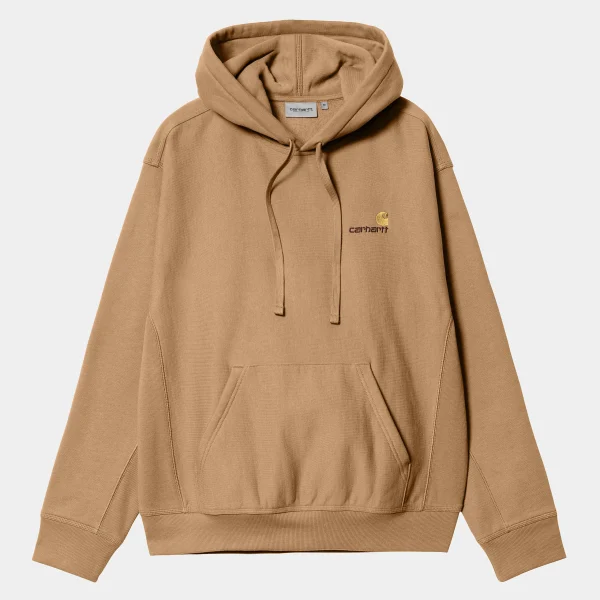 Carhartt WIP Hooded American Script Sweatshirt^Homme Sweats