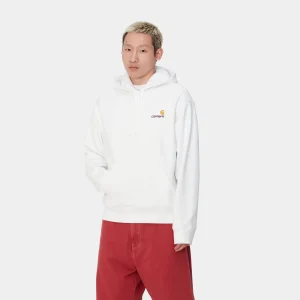 Carhartt WIP Hooded American Script Sweatshirt^Homme Sweats