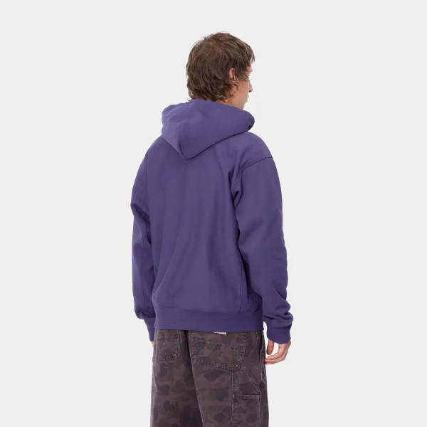 Carhartt WIP Hooded American Script Sweatshirt^Homme Sweats
