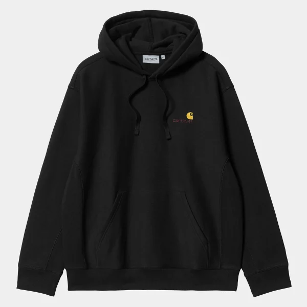 Carhartt WIP Hooded American Script Sweatshirt^Homme Sweats