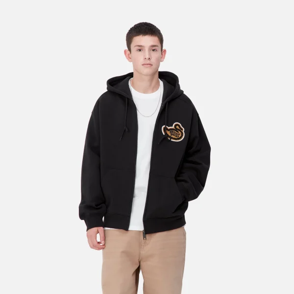 Carhartt WIP Hooded Brown Ducks Jacket^Homme Sweats