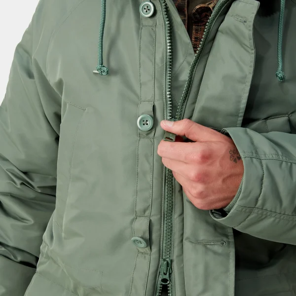 Carhartt WIP Hooded Olten Parka^Homme Vestes Et Manteaux