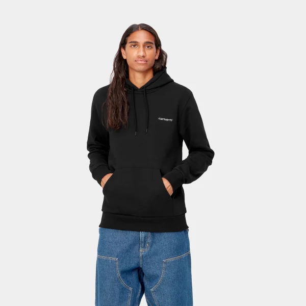 Carhartt WIP Hooded Script Embroidery Sweat^Homme Sweats