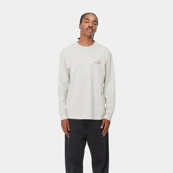 Carhartt WIP L/S American Script T-Shirt^Homme T-Shirts & Polos