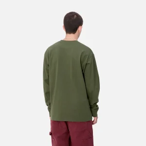 Carhartt WIP L/S American Script T-Shirt^Homme T-Shirts & Polos