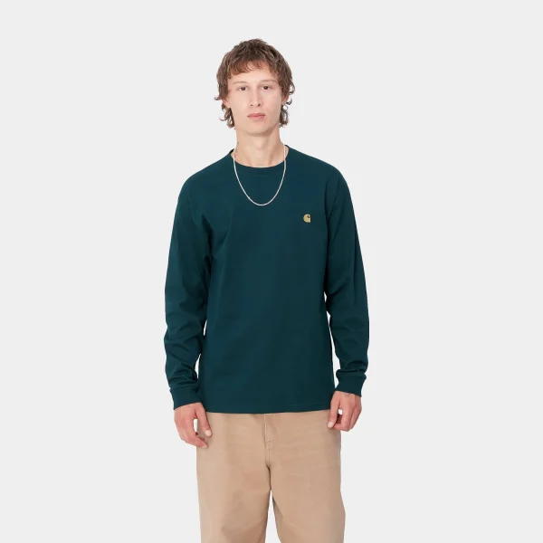 Carhartt WIP L/S Chase T-Shirt^Homme T-Shirts & Polos