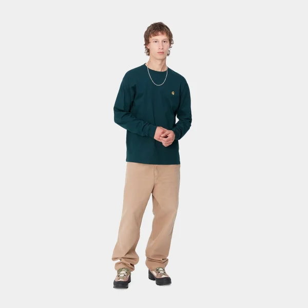 Carhartt WIP L/S Chase T-Shirt^Homme T-Shirts & Polos