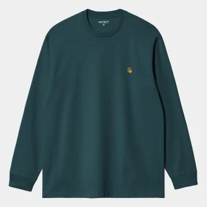 Carhartt WIP L/S Chase T-Shirt^Homme T-Shirts & Polos