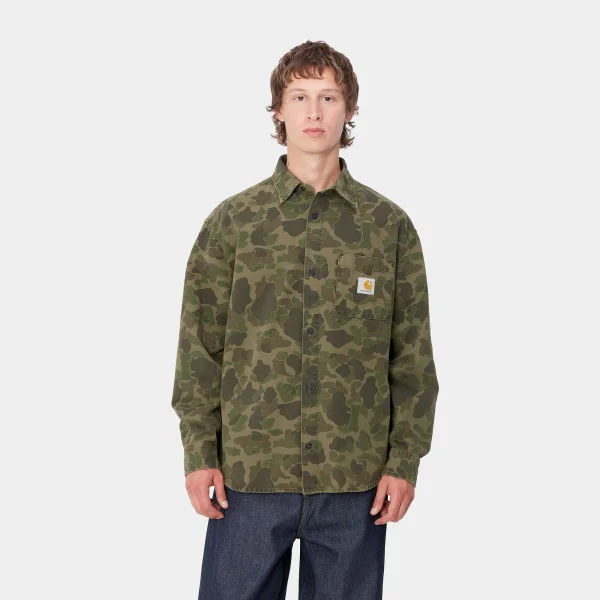 Carhartt WIP L/S Duck Shirt^Homme Chemises