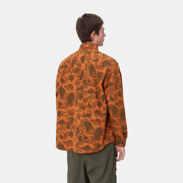Carhartt WIP L/S Duck Shirt^Homme Chemises