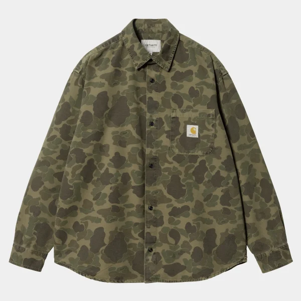 Carhartt WIP L/S Duck Shirt^Homme Chemises