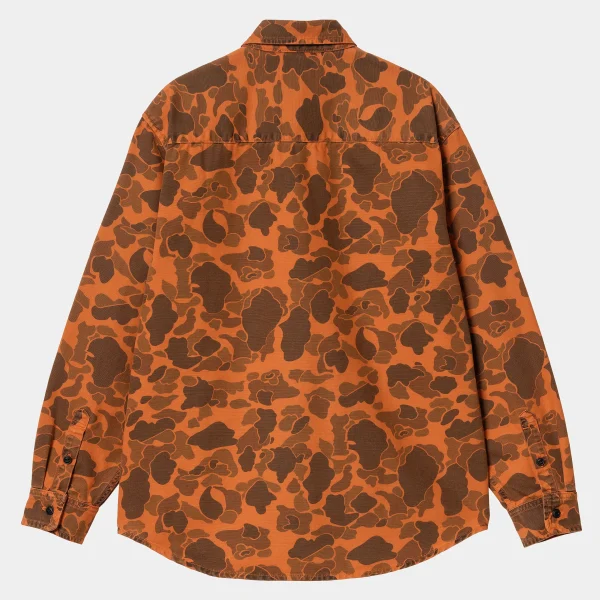 Carhartt WIP L/S Duck Shirt^Homme Chemises