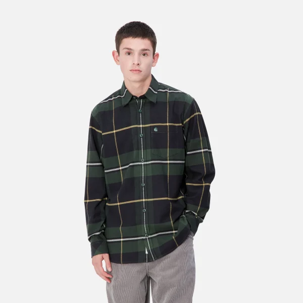 Carhartt WIP L/S Garnett Shirt^Homme Chemises