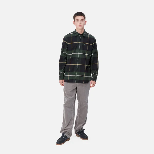 Carhartt WIP L/S Garnett Shirt^Homme Chemises