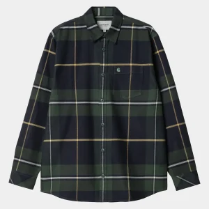Carhartt WIP L/S Garnett Shirt^Homme Chemises
