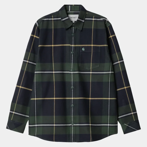 Carhartt WIP L/S Garnett Shirt^Homme Chemises