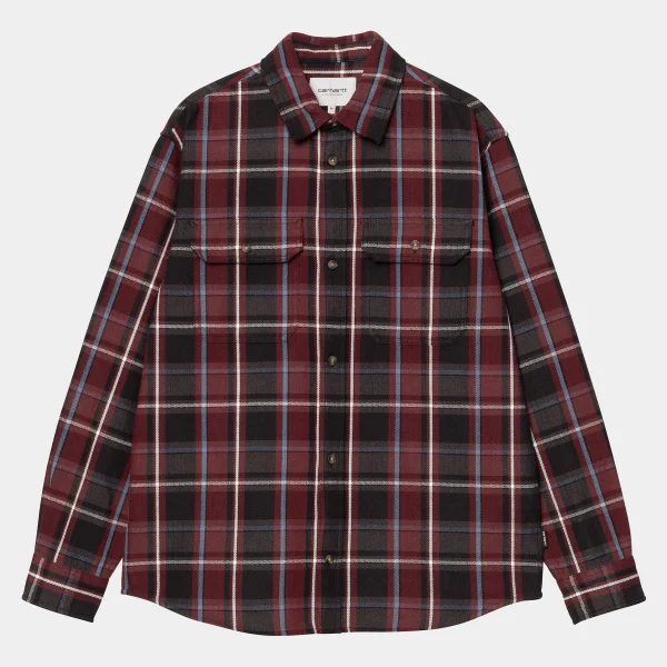 Carhartt WIP L/S Hobart Shirt^Homme Chemises