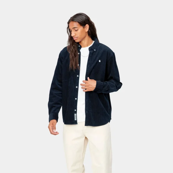 Carhartt WIP L/S Madison Cord Shirt^Homme Chemises