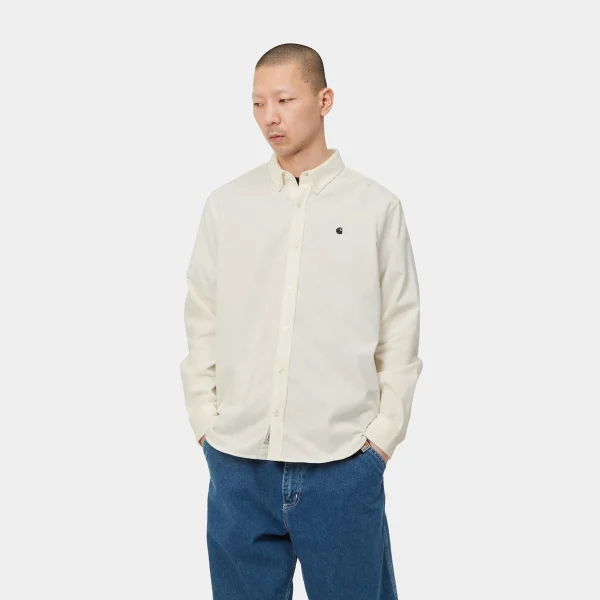 Carhartt WIP L/S Madison Fine Cord Shirt^Homme Chemises