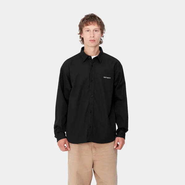 Carhartt WIP L/S Module Script Shirt^Homme Chemises