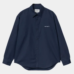 Carhartt WIP L/S Module Script Shirt^Homme Chemises