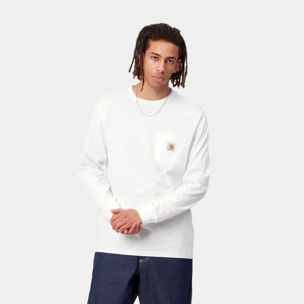 Carhartt WIP L/S Pocket T-Shirt^Homme T-Shirts & Polos