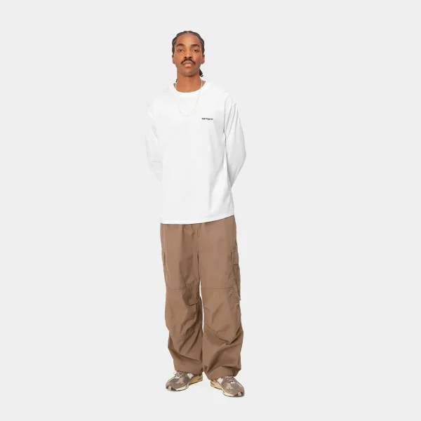 Carhartt WIP L/S Script Embroidery T-Shirt^Homme T-Shirts & Polos
