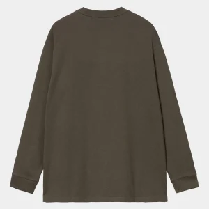 Carhartt WIP L/S Script Embroidery T-Shirt^Homme T-Shirts & Polos