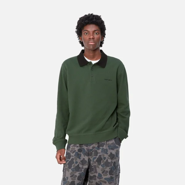 Carhartt WIP L/S Vance Rugby Shirt^Homme T-Shirts & Polos