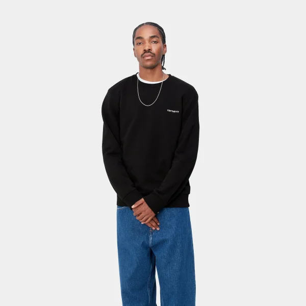 Carhartt WIP Script Embroidery Sweat^Homme Sweats