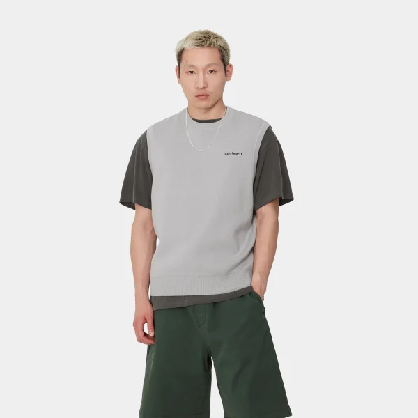 Carhartt WIP Script Vest Sweater^Homme Sweats
