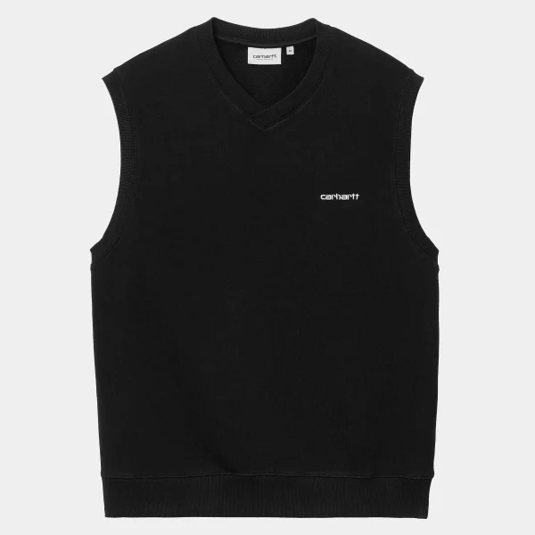 Carhartt WIP Script V-Neck Vest Sweatshirt^Homme Sweats