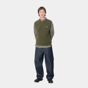 Carhartt WIP Script V-Neck Vest Sweatshirt^Homme Sweats