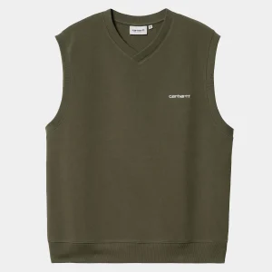Carhartt WIP Script V-Neck Vest Sweatshirt^Homme Sweats