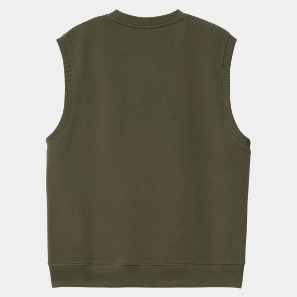 Carhartt WIP Script V-Neck Vest Sweatshirt^Homme Sweats