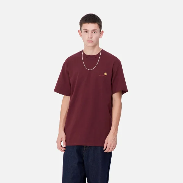 Carhartt WIP S/S American Script T-Shirt^Homme T-Shirts & Polos