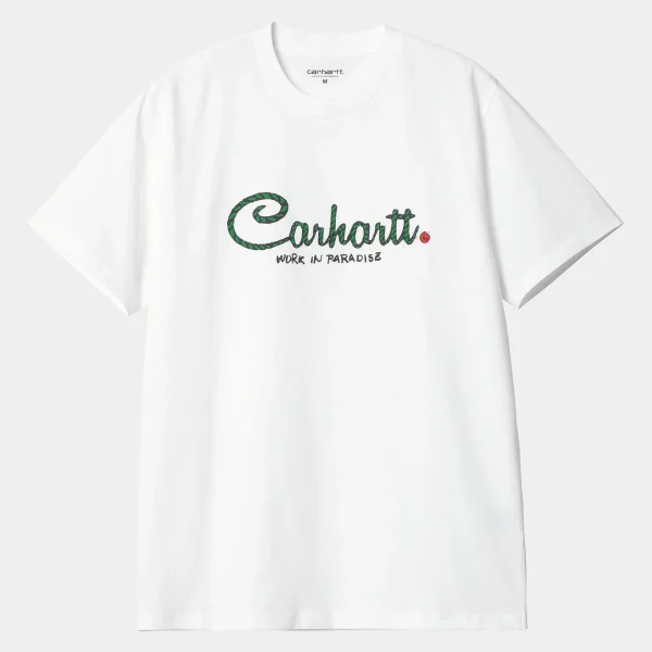 Carhartt WIP S/S Paradise Script T-Shirt^Homme T-Shirts & Polos