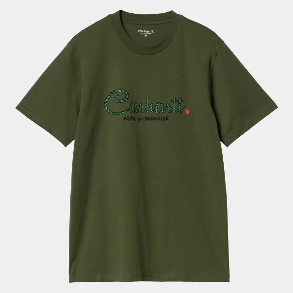 Carhartt WIP S/S Paradise Script T-Shirt^Homme T-Shirts & Polos
