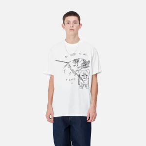 Carhartt WIP S/S Pepe Be Nice T-Shirt^Homme T-Shirts & Polos
