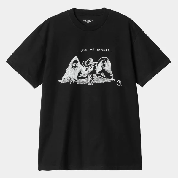 Carhartt WIP S/S Pepe Friends T-Shirt^Homme T-Shirts & Polos