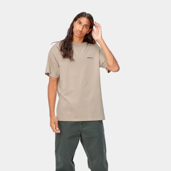 Carhartt WIP S/S Script Embroidery T-Shirt^Homme T-Shirts & Polos