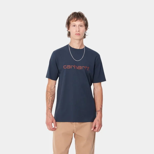 Carhartt WIP S/S Script T-Shirt^Homme T-Shirts & Polos