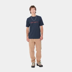 Carhartt WIP S/S Script T-Shirt^Homme T-Shirts & Polos