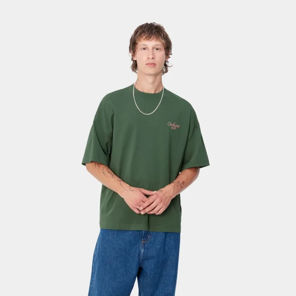 Carhartt WIP S/S Signature Script T-Shirt^Homme T-Shirts & Polos